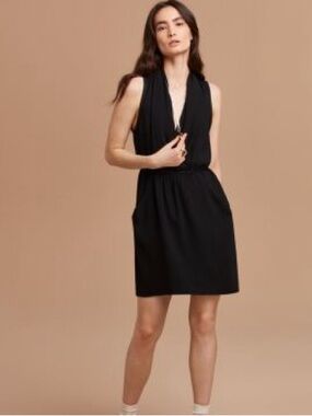 Wilfred Sabine Mini Dress in Black Size S